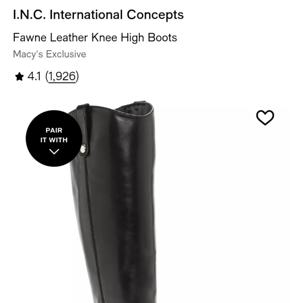 NWT: INC; INTERNATIONAL CONCEPTS FAWNE KNEE HIGH 100% REAL LEATHER BOOTS!